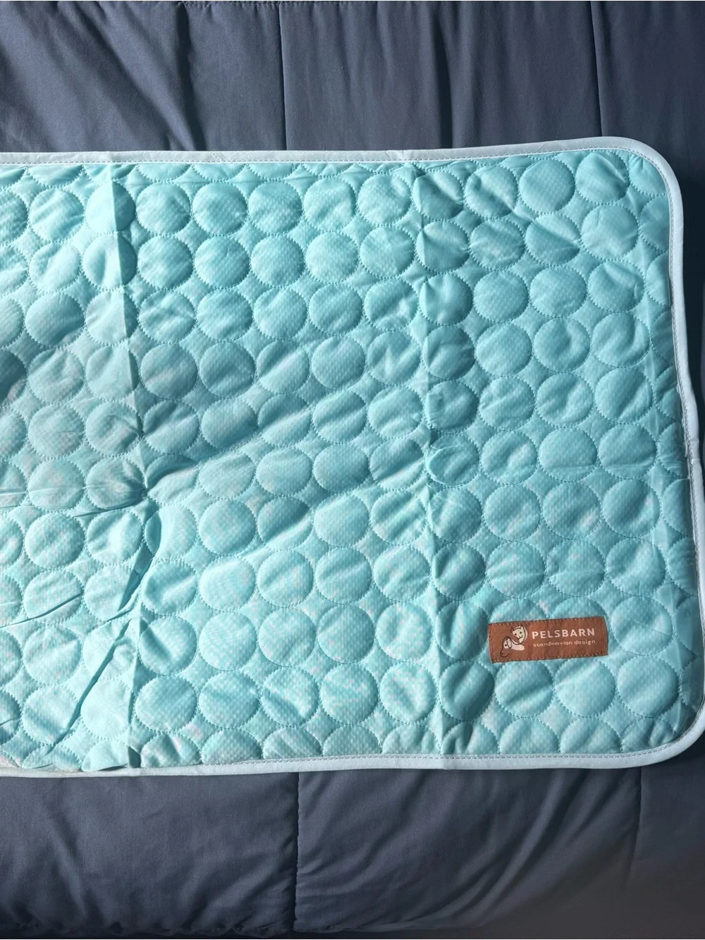 Pelsbarn Cooling Dog Bed Set - Light Blue